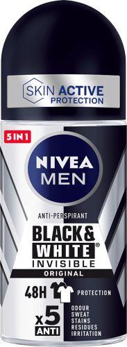 Nivea roll-on férfi 50 ml Invisible B&W Original