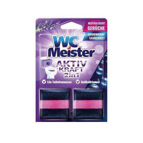 Wc Meister wc tartálytabletta twinpack 2*50 g - lavender