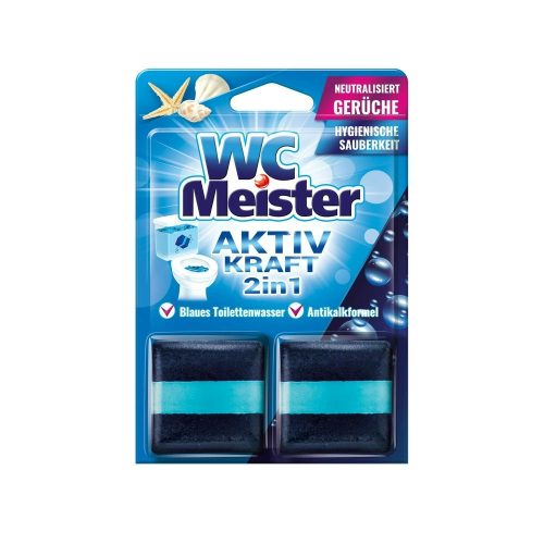 Wc Meister wc tartálytabletta twinpack 2*50 g - ocean