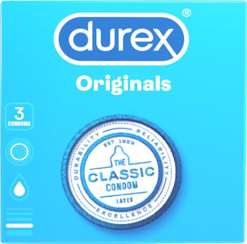 Durex óvszer 3 db Classic