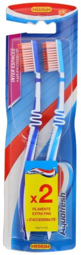 Aquafresh fogkefe duopack Inter Escapes Medium