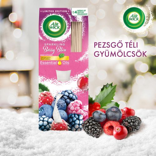 Air Wick illatosító pálcikás 33 ml Reed Diffuser Sparkling Berry Bliss