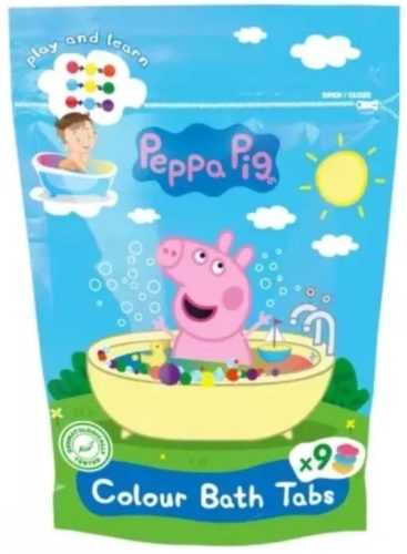 Peppa Malac vízszínező tabletta 9 db-os 14db/#