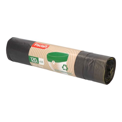 Paclan Ecoline zárószalagos szemeteszsák 120l (*10zsák) 70cm*100cm 30my