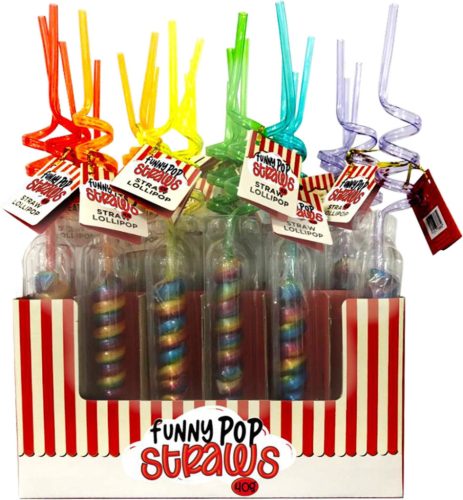 Funny Pop Straws 42g (30 db/#)