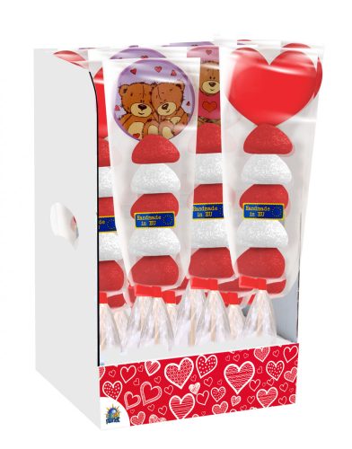 Marshmallow kebab 50g - Love (24 db/#)