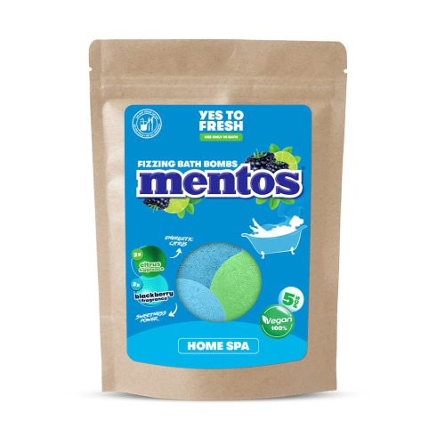 Mentos fürdő bomba 5x50g szeder, bergamott 12db/#