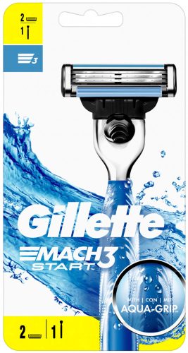 Gillette készülék+2 db borotvabetét Mach3/Mach3 Start