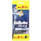 Gillette eldobható borotva 6 db Blue 3 Smooth