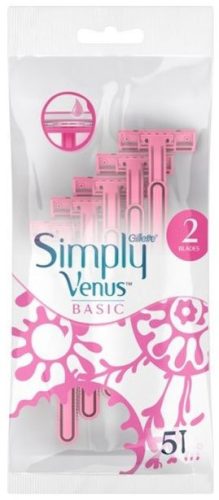 Gillette eldobható borotva női 5 db Simply Venus 2 Basic