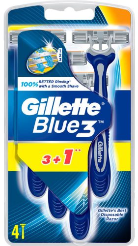 Gillette eldobható borotva 4 db Blue 3 Comfort