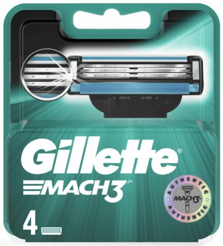 Gillette borotvabetét 4 db Mach3