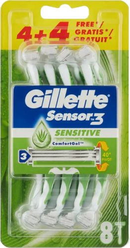 Gillette eldobható borotva 8 db Sensor 3 Sensitive