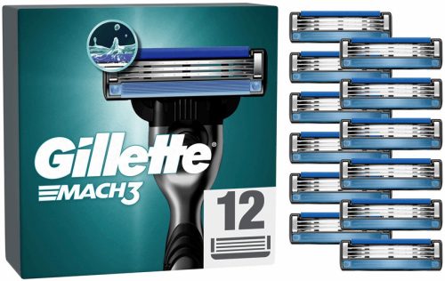 Gillette borotvabetét 12 db Mach3