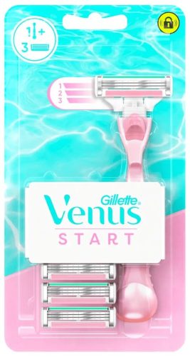 Gillette készülék+3 db borotvabetét női Venus Start