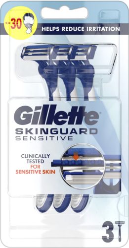 Gillette eldobható borotva 1x3 db Skinguard Sensitive