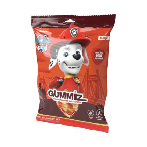 Gummiz Cola - Kólás gumicukor 70g / Mancs Őrjárat (12 db/#)