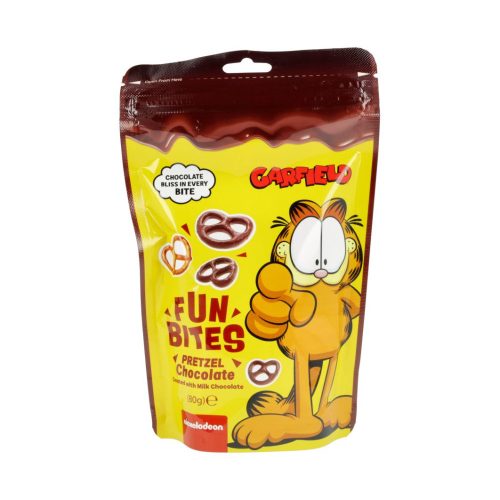 Fun Bites - Csokoládéba mártott perec - 80g - Garfield