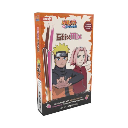 Ropi eper-és csokoládé ízű bevonattal 40g - Naruto (16 db/#)