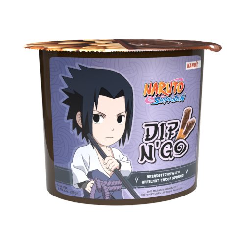 Dip N' Go Kakaós mogyorókrém és ropogós pálcikák 55g - Naruto