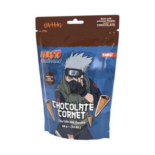 Fun Bites - Csokoládéba mártott tölcsér - 60g - Naruto