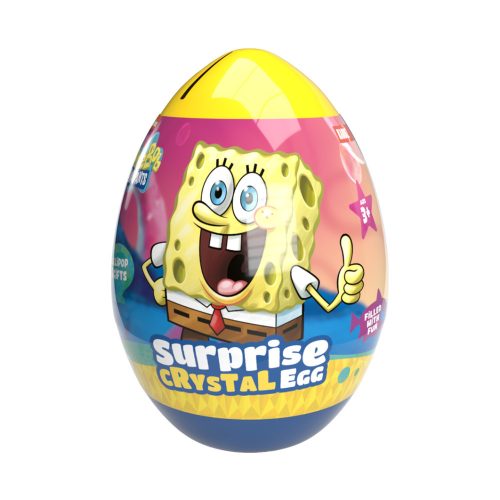 Surprise Crystal Egg-Meglepetés tojás persely 16g / Spongyabob (120 db/#)