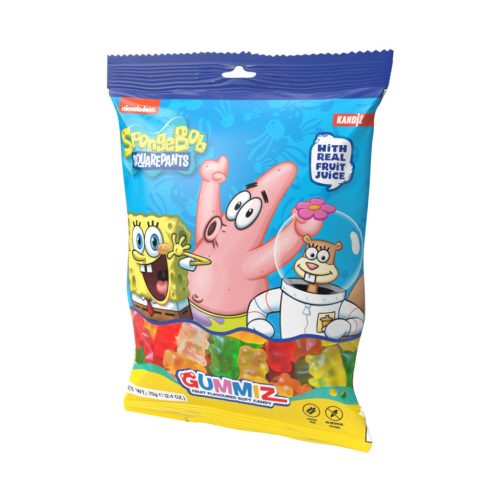 Gummiz Bears - Macis gumicukor 70g - Spongyabob (12 db/#)