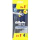 Gillette eldobható borotva 4 db Blue 3 Comfort Slalom