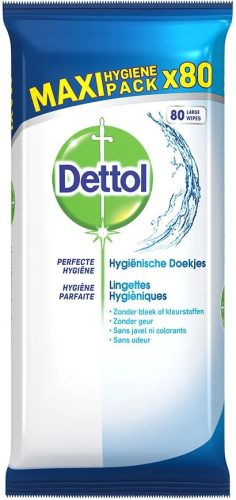 Dettol törlőkendő 80 db Hygiene