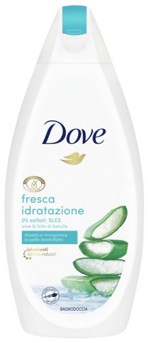 Dove tusfürdő 450 ml Fresca Idratazione Aloe Betulla 0%