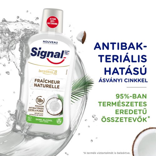 Signal szájvíz 500 ml Integral 8 Nature Elements Kókusz