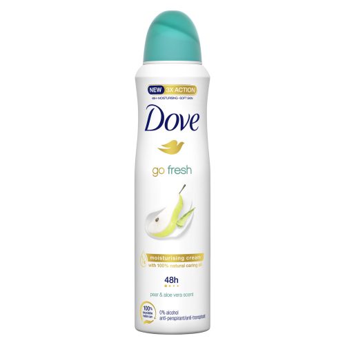 Dove dezodor 150 ml Go Fresh Pear&Aloe Vera 0% Alcohol