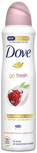 Dove dezodor 150 ml Go Fresh Pomegranate&Lemon Verbena 0% Alcohol