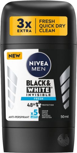 Nivea stift férfi 50 ml Invisible B&W Fresh