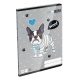 Füzet LIZZY CARD A/5 40 lapos kockás We Love Dogs Woof