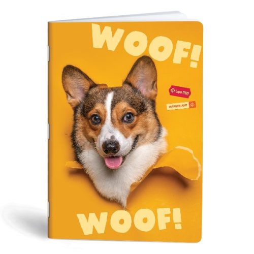 Füzet LIPAMILL A/4 40 lapos kockás Woof