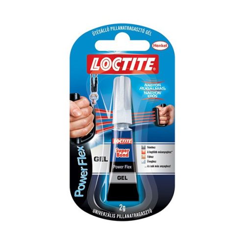 Pillanatragasztó gél HENKEL Loctite Super Bond Power Flex 2 gr