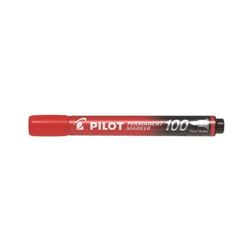 Alkoholos marker PILOT 100 kerek piros