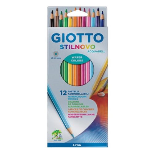 Színes ceruza GIOTTO Stilnovo aquarell 12 darabos