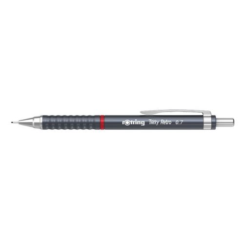 Nyomósirón ROTRING TIKKY Retro 0,7 mm szürke