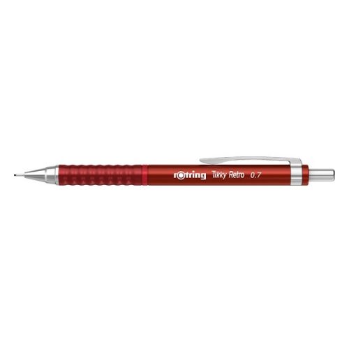 Nyomósirón ROTRING TIKKY Retro 0,7 mm piros