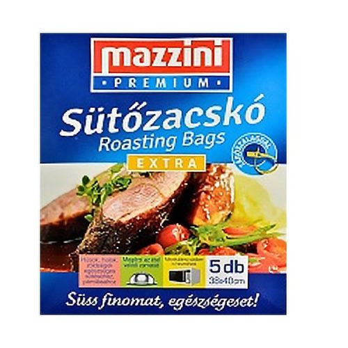 Sütőzacskó MAZZINI Premium extra 38x40 cm 5 db/csomag