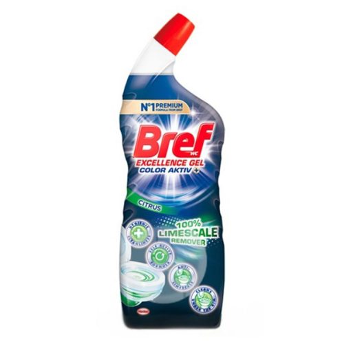 Toalett vízkőoldó gél BREF 10x Effect Anti-Limescale 700 ml