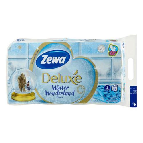 Toalettpapír ZEWA Deluxe 3 rétegű 8 tekercses LE.Spring/Winter