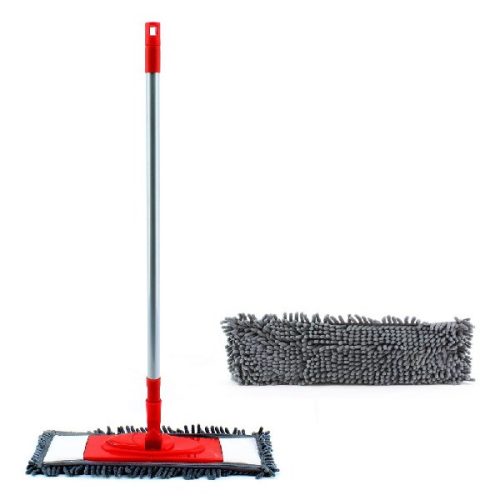 Felmosó pótfej LUX MOP + nyél 46,5 cm zsebes mikroszálas