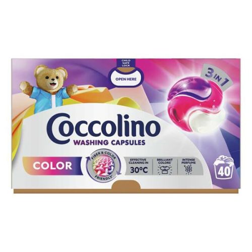 Mosókapszula COCCOLINO Care Color 45 db