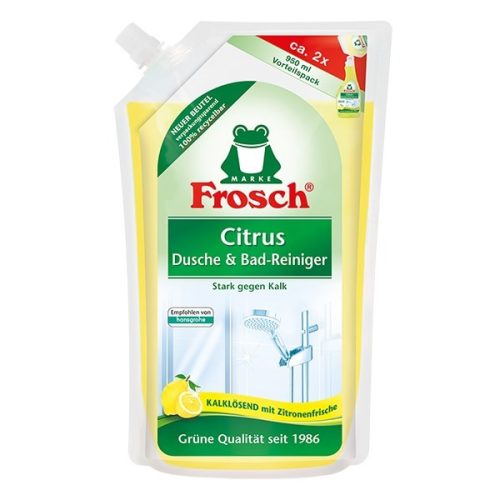 Fürdőszoba tisztítószer utántöltő FROSCH citrom 950ml