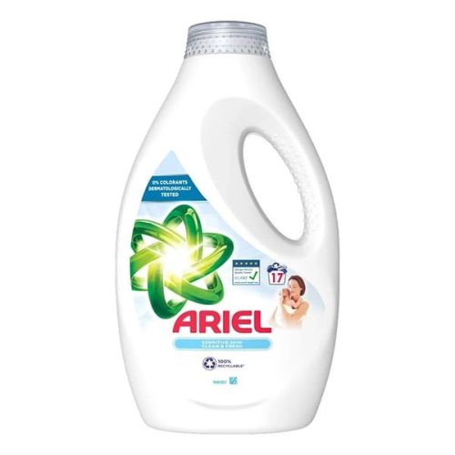 Folyékony mosószer ARIEL Sensitive 17 mosás 850ml