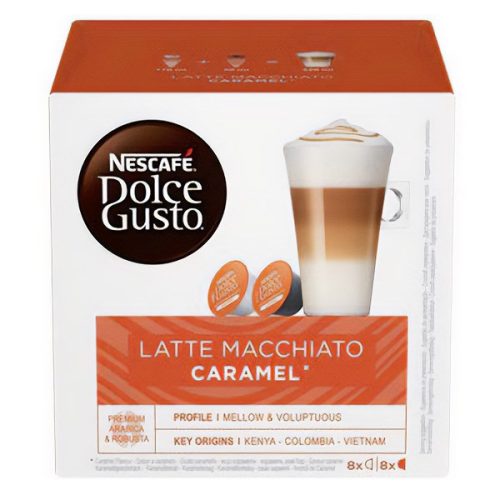 Kávékapszula NESCAFE Dolce Gusto Espresso Latte Machiato Caramel 2x8db