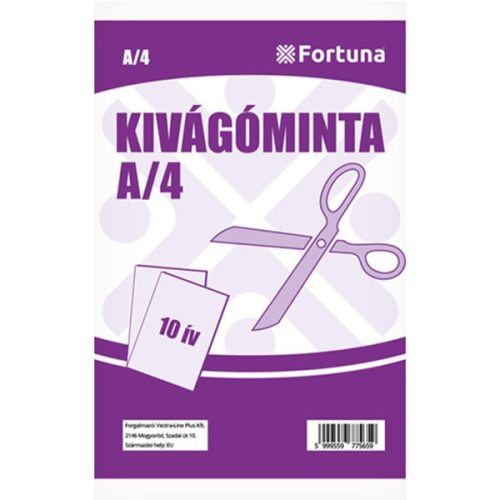 Kivágóminta A/4 10 ív/csomag